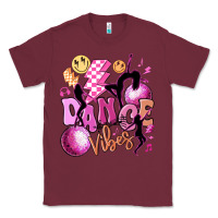 Burgundy dance vibes Classic Tee - MaliasSmallBusiness