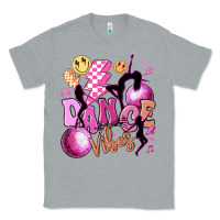 Heather Grey dance vibes Classic Tee - MaliasSmallBusiness