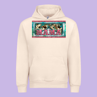 Western Mama     License Plate Urban Hoodie Designed By Barkaloodesign
