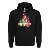 Black christmas tree Zipper Hoodie - MaliasSmallBusiness