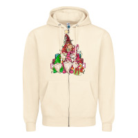 Sandshell christmas tree Zipper Hoodie - MaliasSmallBusiness
