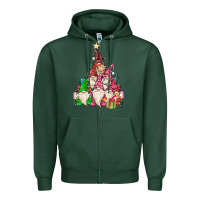 Sports Green christmas tree Zipper Hoodie - MaliasSmallBusiness