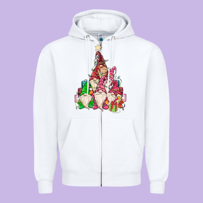 Zipper Hoodie christmas tree