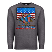 Charcoal Heather American junkie Premium Sweatshirt - Neo Western