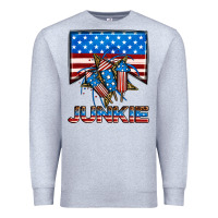 Heather Grey American junkie Premium Sweatshirt - Neo Western
