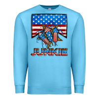 Ocean Blue American junkie Premium Sweatshirt - Neo Western