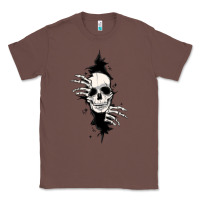 Chestnut skull in the wall file Classic Tee - MaliasSmallBusiness