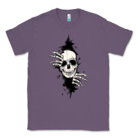 Lavender skull in the wall file Classic Tee - MaliasSmallBusiness