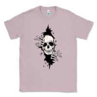 Lilac skull in the wall file Classic Tee - MaliasSmallBusiness