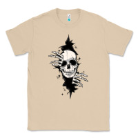 Mushroom skull in the wall file Classic Tee - MaliasSmallBusiness