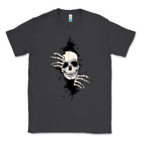 Smoke skull in the wall file Classic Tee - MaliasSmallBusiness