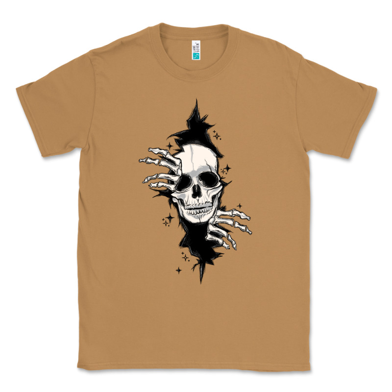 Skull In The Wall File Classic Tee by MaliasSmallBusiness | Teevron