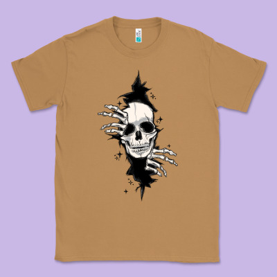 Classic Tee skull in the wall file