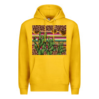 Lemon cactus serape Premium Hoodie - AdoDesignShop