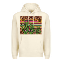 Sandshell cactus serape Premium Hoodie - AdoDesignShop