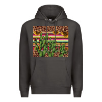Smoke cactus serape Premium Hoodie - AdoDesignShop