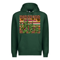 Sports Green cactus serape Premium Hoodie - AdoDesignShop