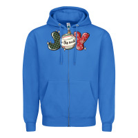 Joy To The World Zipper Hoodie | Teevron