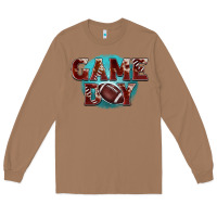 Toasted Coconut game day football Long Sleeve Tee - BarkalooDesign