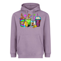Nail Art Coffee Cups Heavyweight Hoodie | Teevron