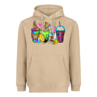 Mushroom nail art coffee cups Heavyweight Hoodie - Zillion Design Studio