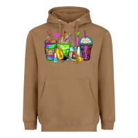 Toasted Coconut nail art coffee cups Heavyweight Hoodie - Zillion Design Studio