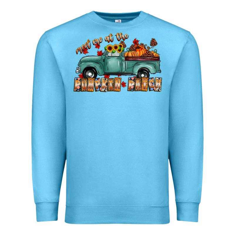 Meet Me Af The Pumpkin Patch Premium Sweatshirt by CowhideDigitalArt | Teevron
