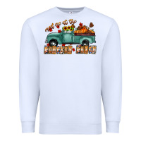 White meet me af the pumpkin patch Premium Sweatshirt - CowhideDigitalArt