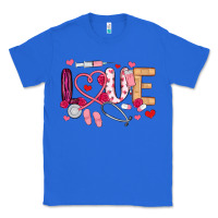 True Royal love nurse valentines day Classic Tee - MaliasSmallBusiness