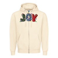 Sandshell joy christmas lights Zipper Hoodie - MaliasSmallBusiness