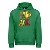 Emerald western love softball Urban Hoodie - LillyAllenDesigns