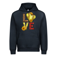 Navy western love softball Urban Hoodie - LillyAllenDesigns