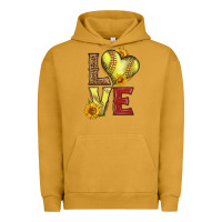 Pigment Peanut Butter western love softball Urban Hoodie - LillyAllenDesigns