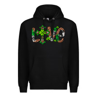 Black Western St. Patrick's Day Love Cross Premium Hoodie - Artiststas