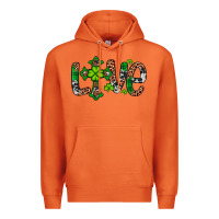 Carrot Western St. Patrick's Day Love Cross Premium Hoodie - Artiststas
