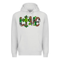 Dove Grey Western St. Patrick's Day Love Cross Premium Hoodie - Artiststas