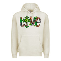 Oatmeal Heather Western St. Patrick's Day Love Cross Premium Hoodie - Artiststas