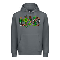 Rock Western St. Patrick's Day Love Cross Premium Hoodie - Artiststas