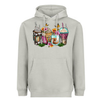 Moon Dust floral coffee cups Heavyweight Hoodie - Zillion Design Studio