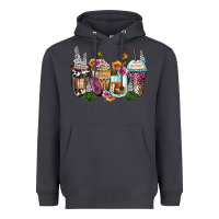 Smoke floral coffee cups Heavyweight Hoodie - Zillion Design Studio