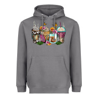 Storm floral coffee cups Heavyweight Hoodie - Zillion Design Studio