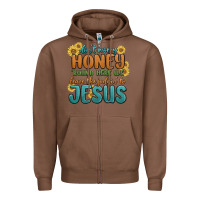 Chestnut don't worry honey 'round here we Zipper Hoodie - MaliasSmallBusiness
