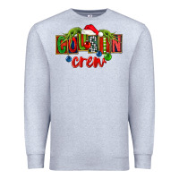 Heather Grey cousin crew christmas Premium Sweatshirt - FaDigitalArtStudio