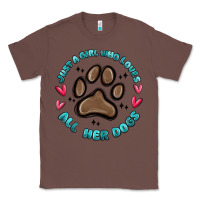 Chestnut just a girl who loves all her dogs Classic Tee - MaliasSmallBusiness