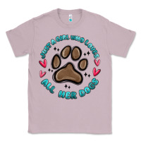 Lilac just a girl who loves all her dogs Classic Tee - MaliasSmallBusiness