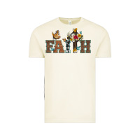 Vintage Arctic faith cross and butterfly with sunflower leopard and roses Vintage Tee - Artiststas