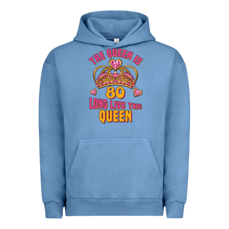 The Queen Is 80 Long Live The Queen Urban Hoodie by Jasminsmagicworld | Teevron