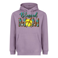 Lavender western blessed mom with softball Heavyweight Hoodie - texasbilliewilder