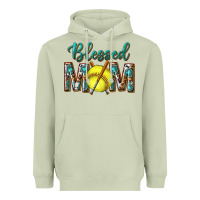 Matcha western blessed mom with softball Heavyweight Hoodie - texasbilliewilder