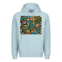Blue Mist cactus gemstone Premium Hoodie - AdoDesignShop